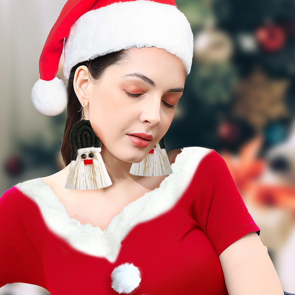 Father Christmas Bohemian earrings