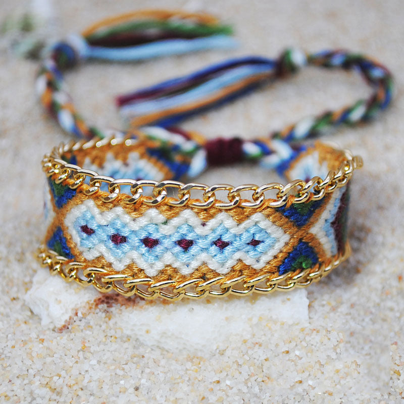 Bohemian Braided Rope Colorful Bracelet