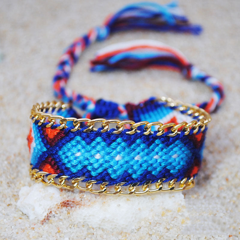 Bohemian Braided Rope Colorful Bracelet