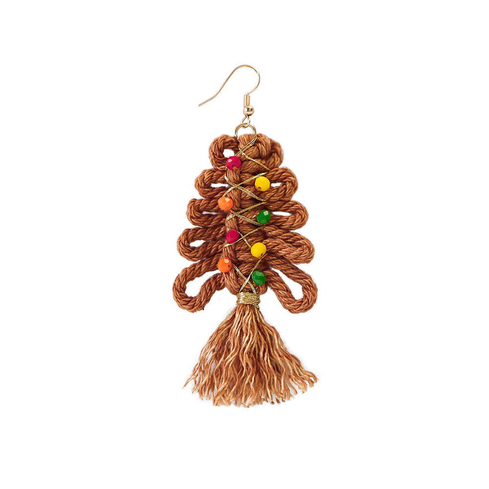 Father Christmas Bohemian earrings