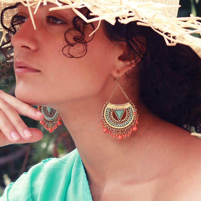 Bohemian Ethnic Earring Set