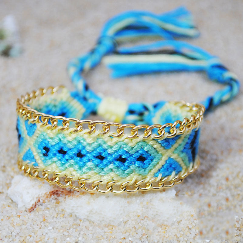 Bohemian Braided Rope Colorful Bracelet