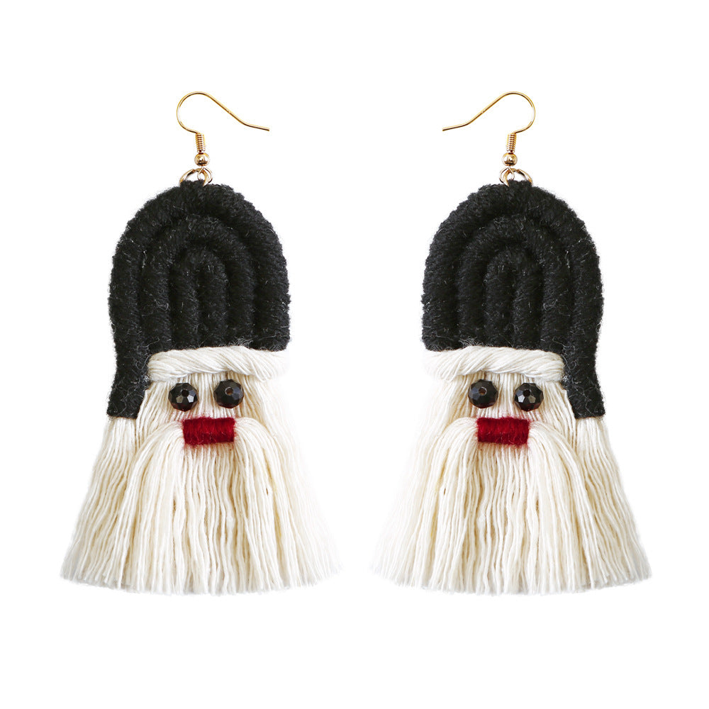 Father Christmas Bohemian earrings