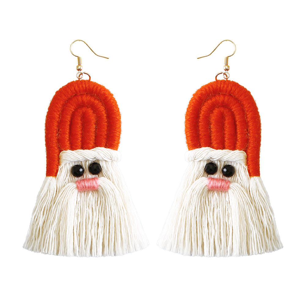 Father Christmas Bohemian earrings