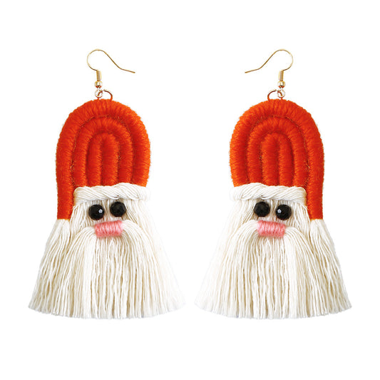 Father Christmas Bohemian earrings