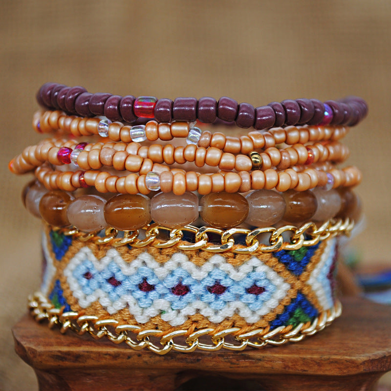Bohemian Woven Colorful Bracelet