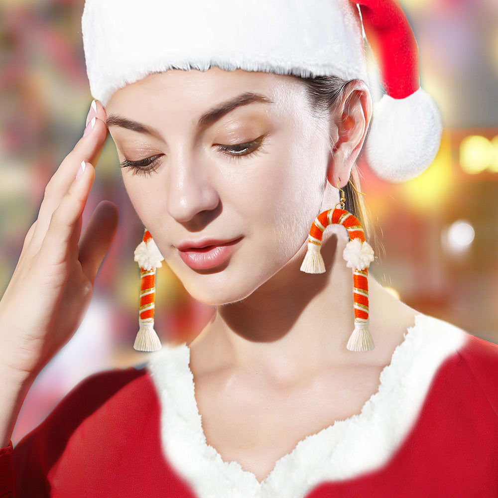 Father Christmas Bohemian earrings