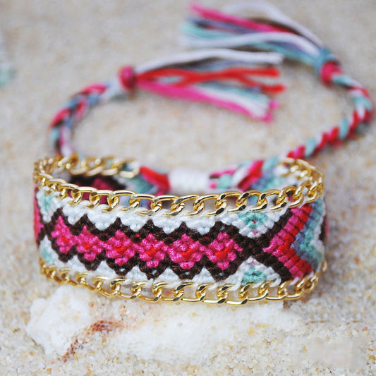 Bohemian Braided Rope Colorful Bracelet