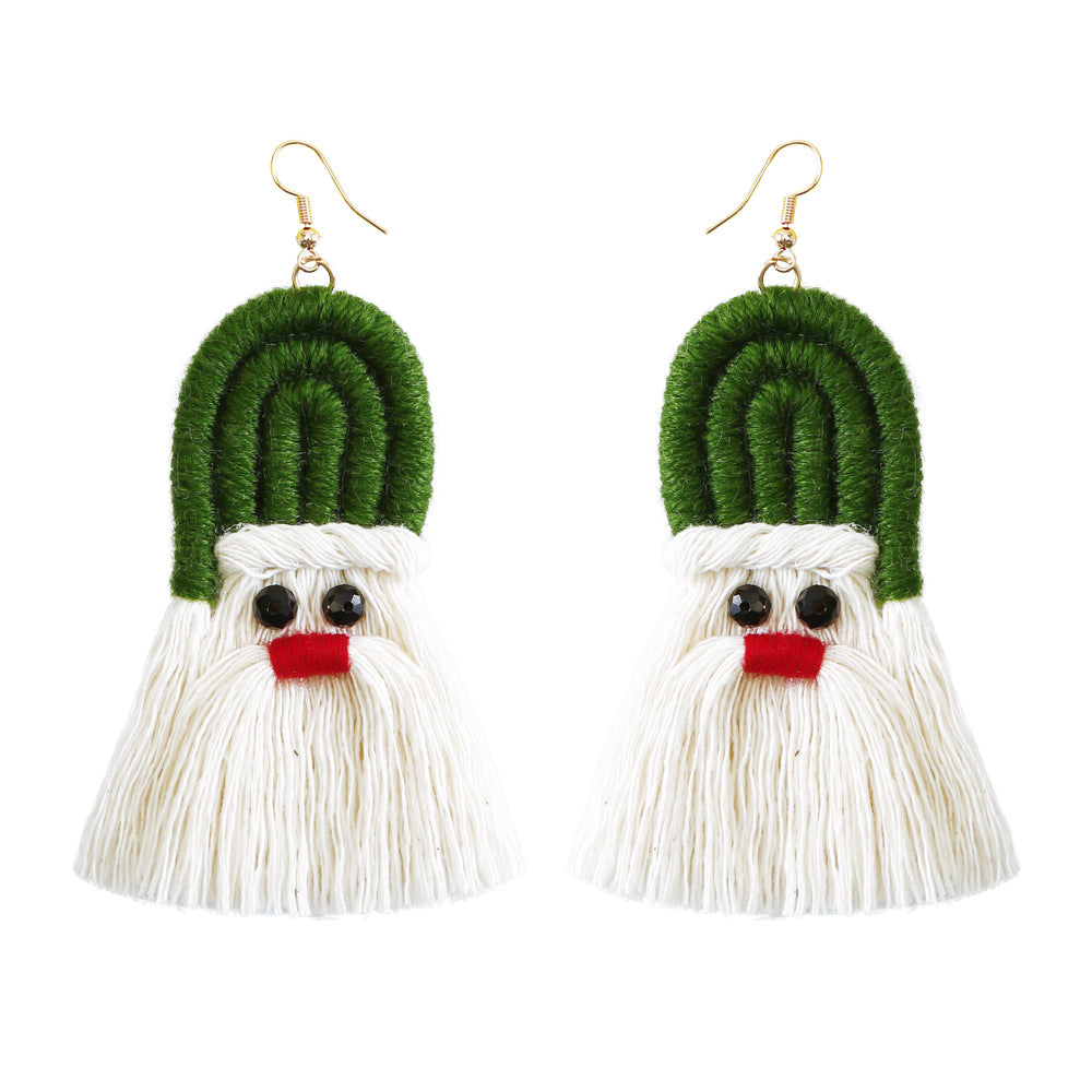 Father Christmas Bohemian earrings