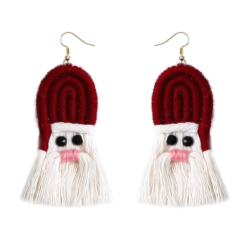 Father Christmas Bohemian earrings