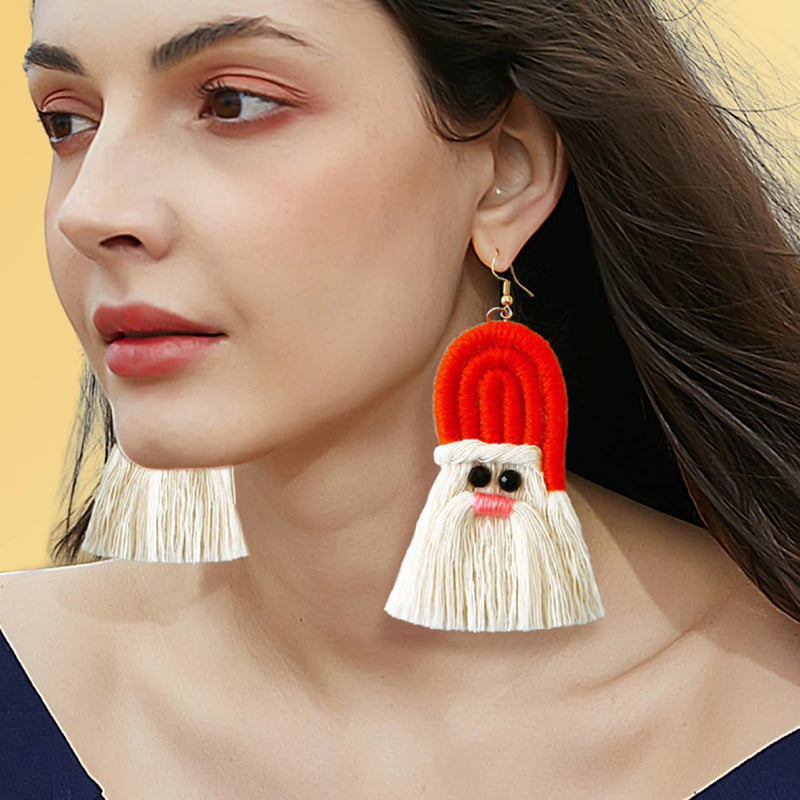 Father Christmas Bohemian earrings