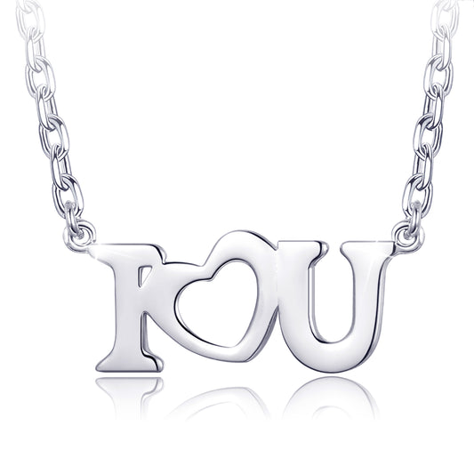 Collier d'amour en argent sterling 925 Ohray