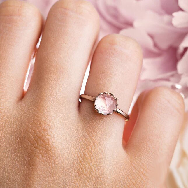 Rose Quartz Ring - Holy Oath-MM-Juri Elle