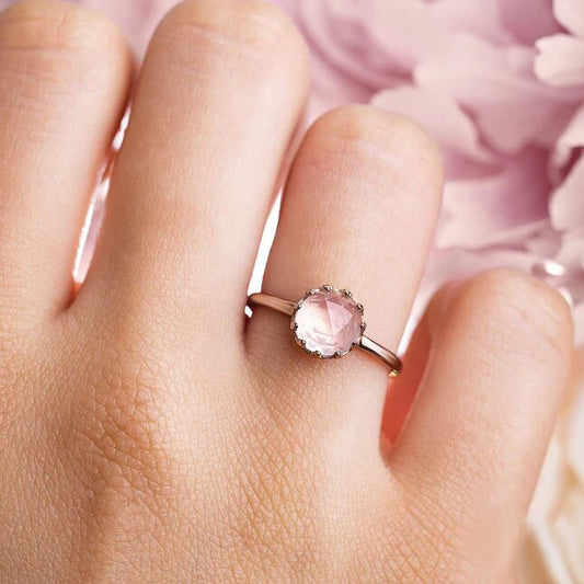 Rose Quartz Ring - Holy Oath-MM-Juri Elle