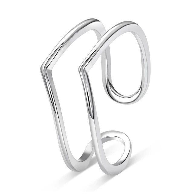 Silver Ring - Two Lovers-MM-Juri Elle