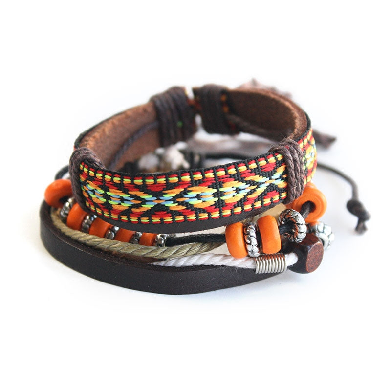 Bohemian Cotton And Linen Bracelet