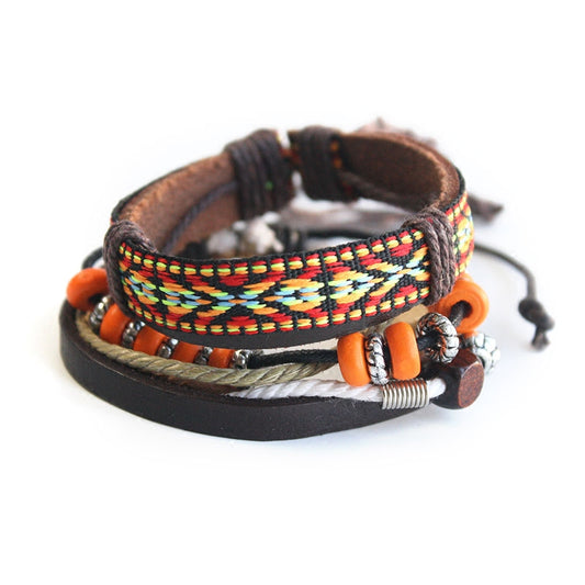 Bohemian Cotton And Linen Bracelet