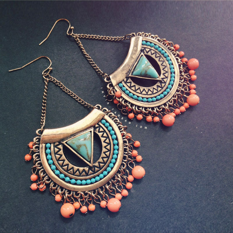 Bohemian Ethnic Earring Set