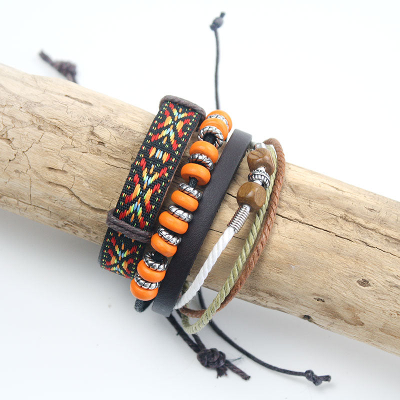 Bohemian Cotton And Linen Bracelet