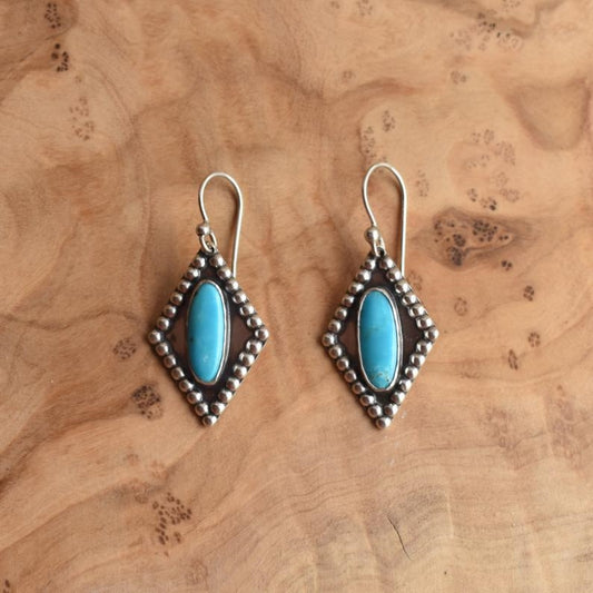 Bohemian Argyle Drop Earrings