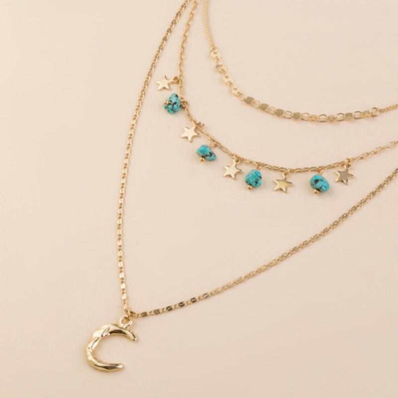 Bohemian Crescent Necklace