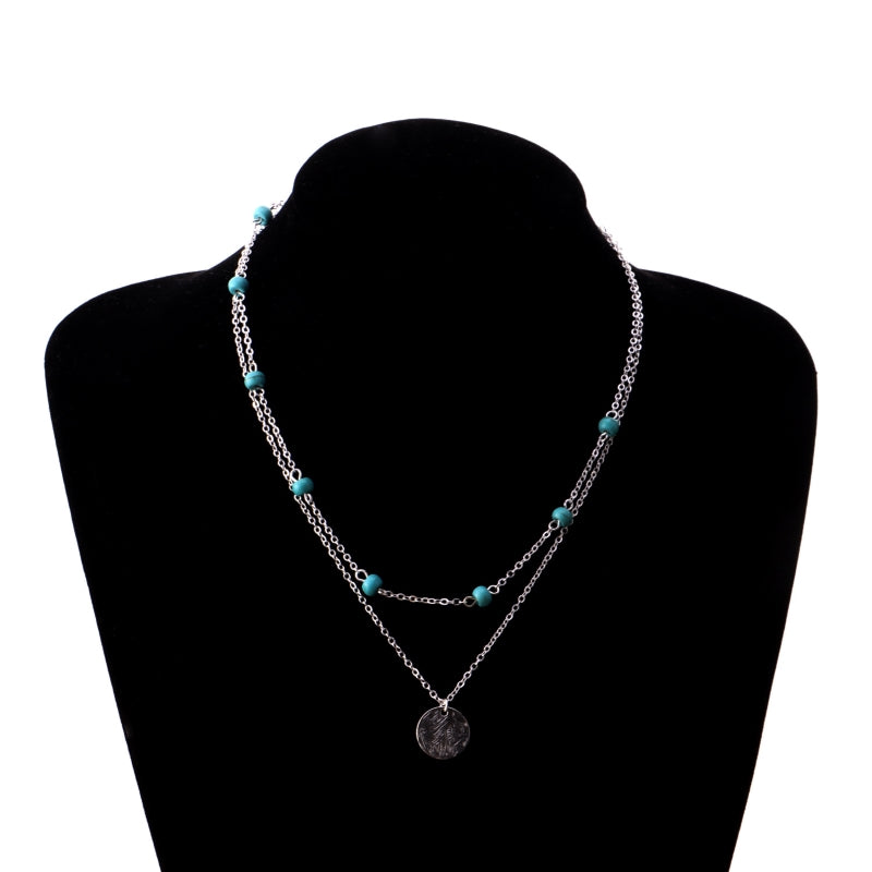 Bohemian Double Sequined Turquoise