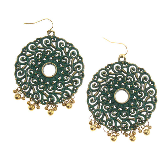Bohemian Exaggerated 925 Sterling Silver Earrings