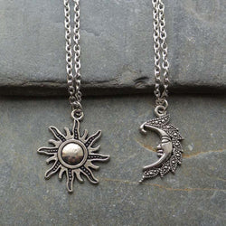 Bohemian Sun and Moon Pendant