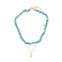 Bohemian Turquoise Versatile Clavicle Chain