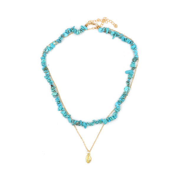 Bohemian Turquoise Versatile Clavicle Chain