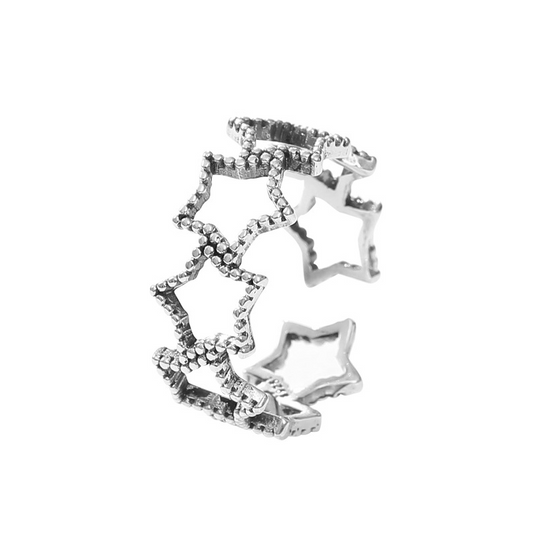 Hallow Star Thai Silver Ring