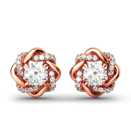Knot of Love Stud Earrings-JE-Juri Elle