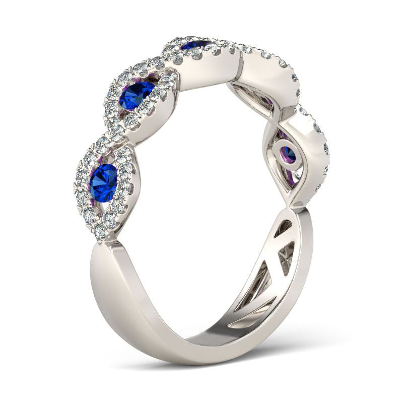 Twist Sterling Silver Women's Band-JE-Juri Elle