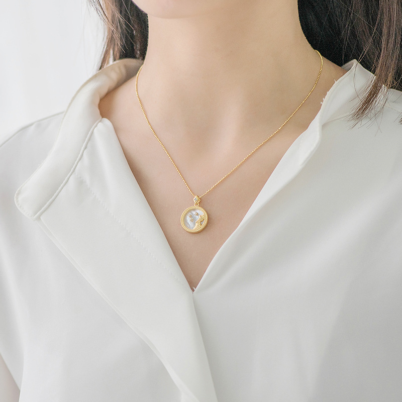 Zodiac constellation sterling silver necklace - JEMORI