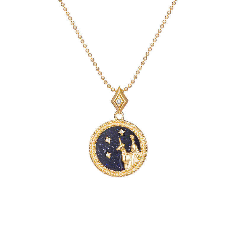 Zodiac constellation sterling silver necklace - JEMORI