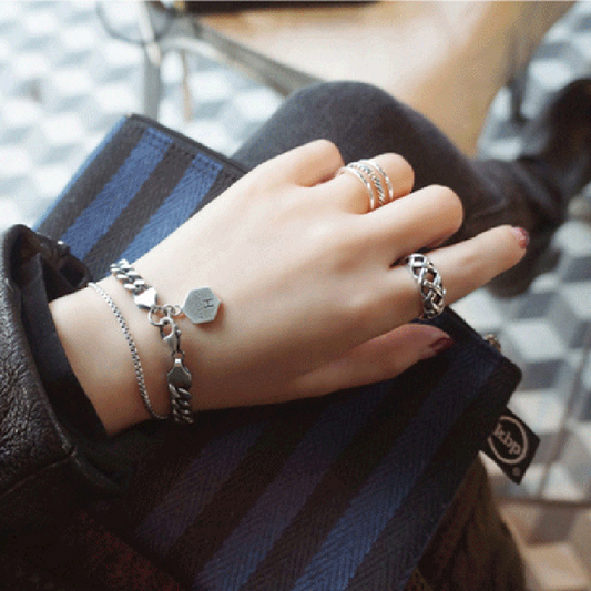 Adjustable Multiple Sterling Silver Ring