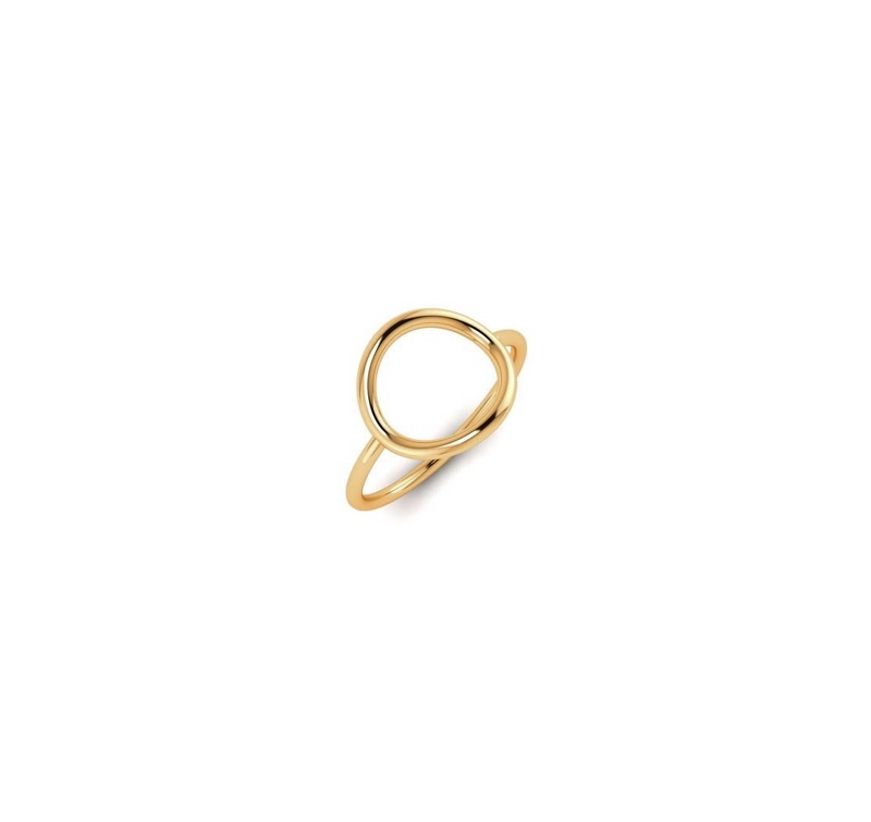 Perfect Circle Ring Gold-J&CO-Juri Elle