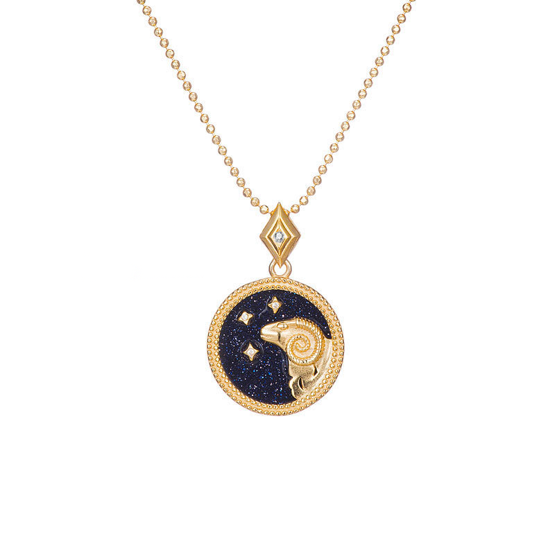 Zodiac constellation sterling silver necklace - JEMORI