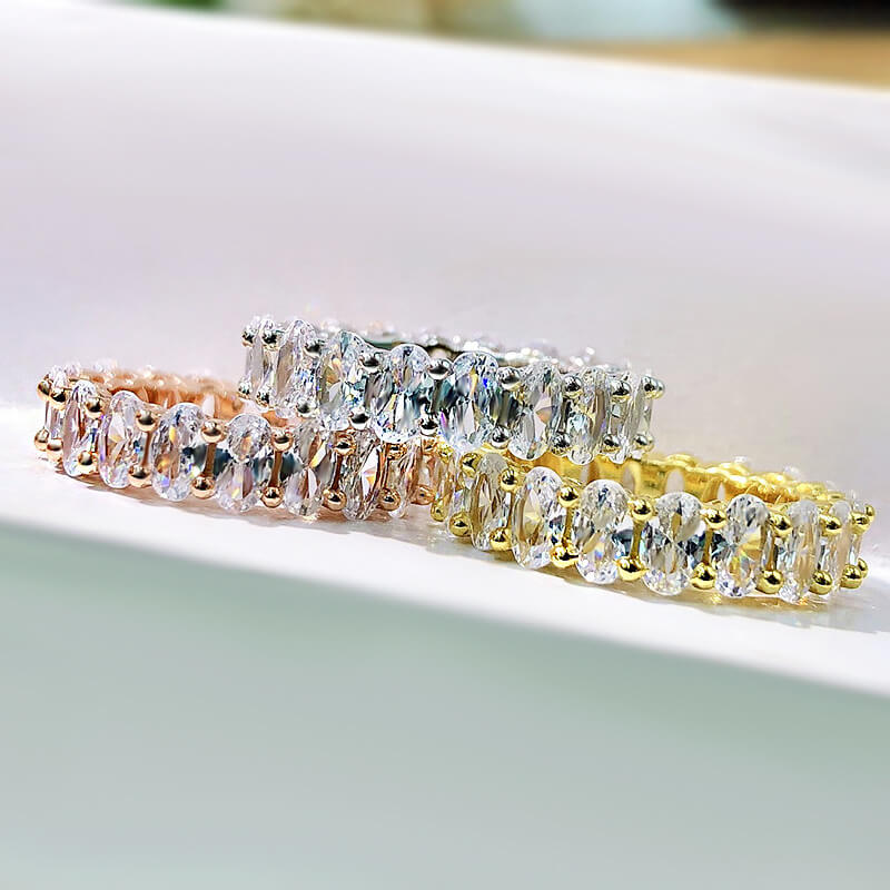 Bague en argent sterling Amour éternel