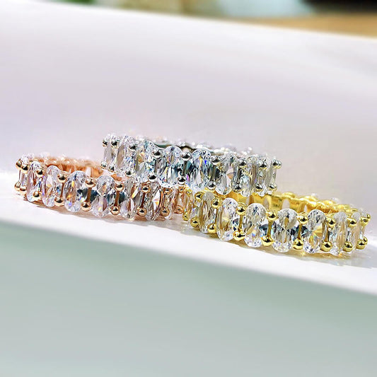 Bague en argent sterling Amour éternel
