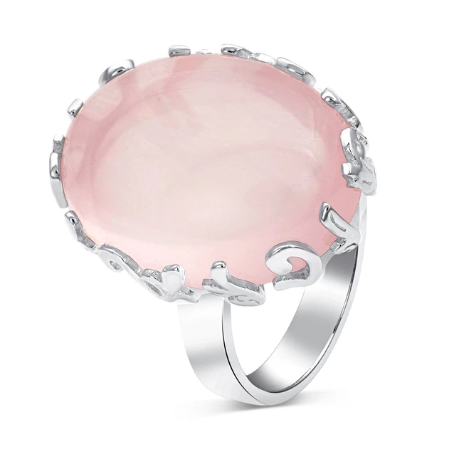 Rose Quartz Ring - Bohemia-MM-Juri Elle