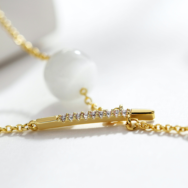 Collier en alliage de coupe ronde Dreaming Opal