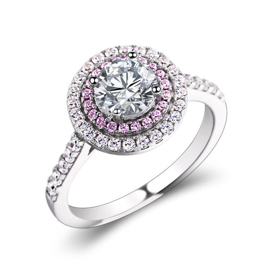 Timeless beloved Round Cut Sterling Silver Ring-TL-Juri Elle