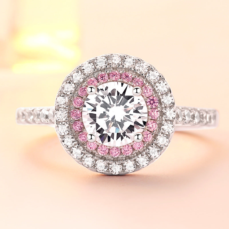 Timeless beloved Round Cut Sterling Silver Ring-TL-Juri Elle