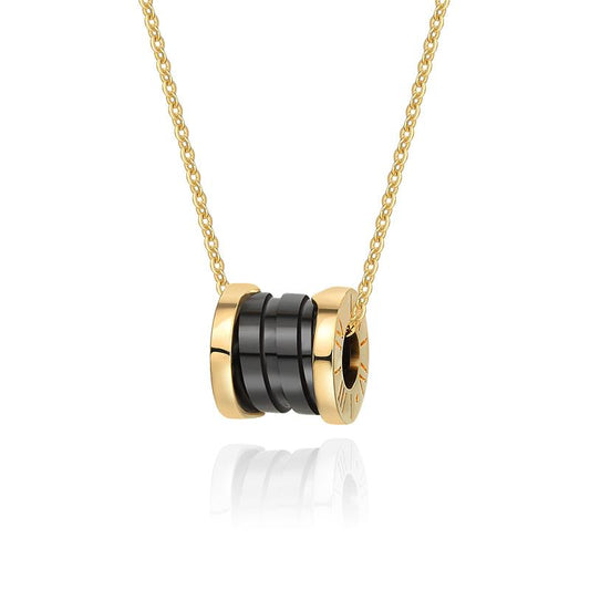 Wish Wheel Plated 14K Gold Necklace