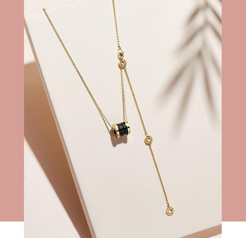 Wish Wheel Plated 14K Gold Necklace