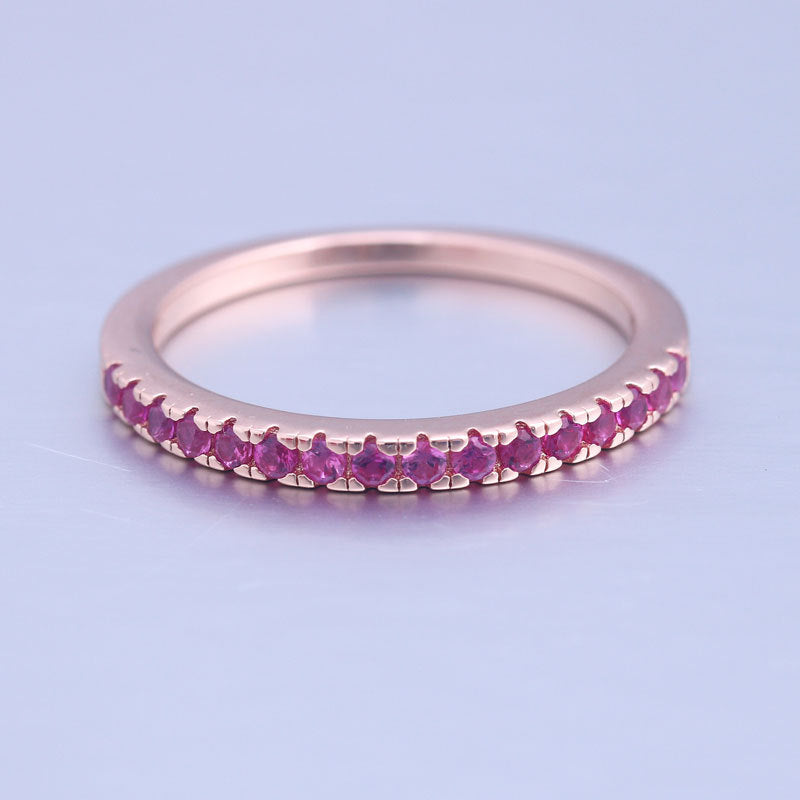 Lovely Round Cut Sterling Silver Ring-TL-Juri Elle