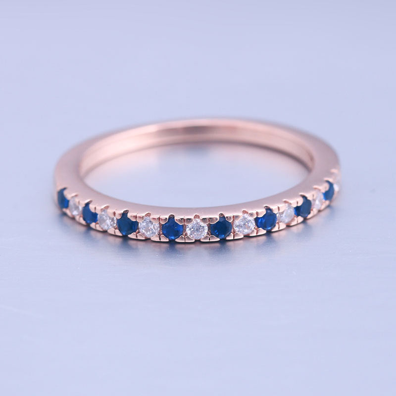 Lovely Round Cut Sterling Silver Ring-TL-Juri Elle