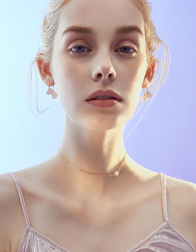 Exquisite Natural Pearls Sterling Silver Necklace