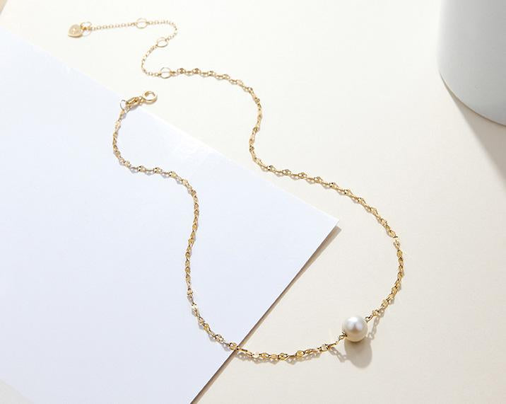 Exquisite Natural Pearls Sterling Silver Necklace